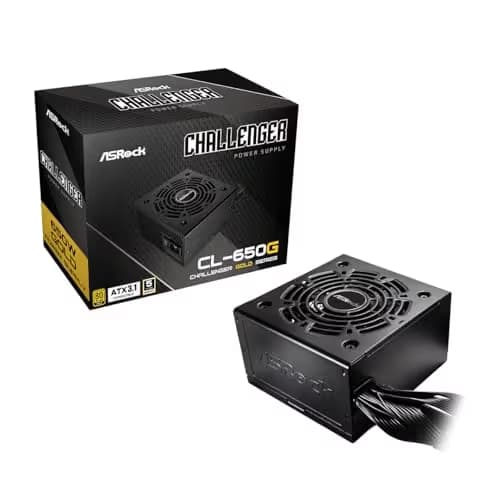 ASRock Challenger Black 650W Non-Modular 80+ Gold Certified image