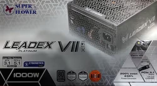 Super Flower LEADEX VII Platinum PRO 1000W Fully Modular 80+ Platinum Certified image