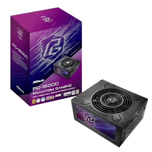 ASRock Phantom Gaming PG-1600G Black 1600W Fully Modular 80+ Gold ATX image