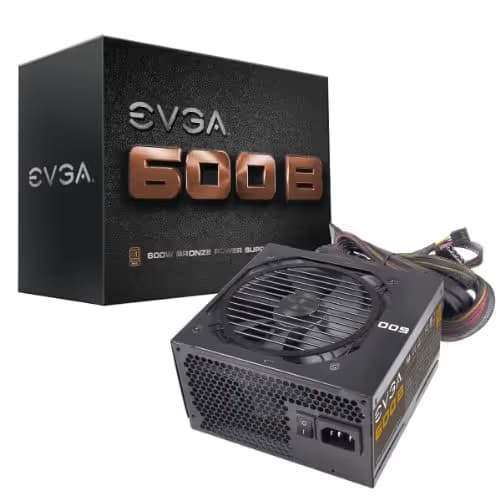 EVGA 600 B1 600W Non-Modular 80+ Bronze Certified image