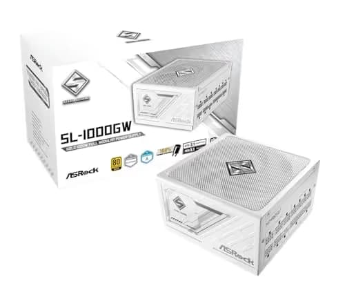 ASRock Steel Legend SL-1000GW White 1000W Fully Modular 80+ Gold main image