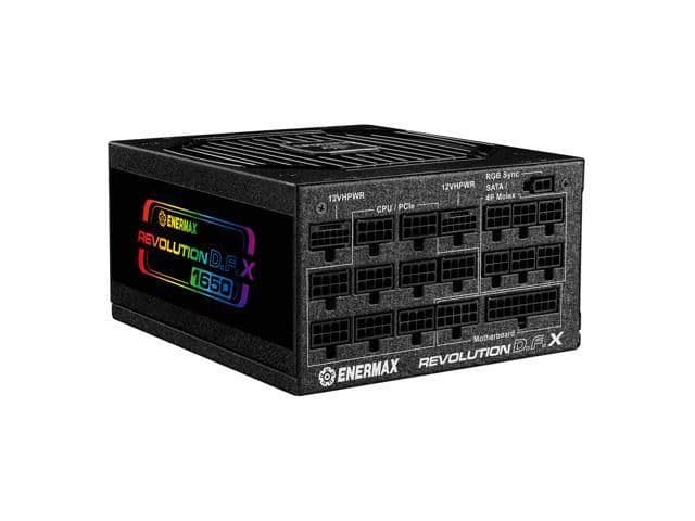 Enermax Revolution D.F. X Black 1650W Fully Modular 80+ Gold Certified image