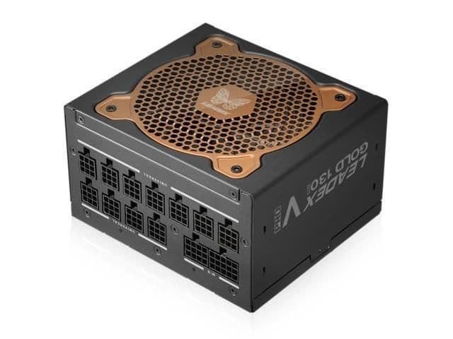 Super Flower Leadex V Pro Black / Gold ATX 1000W Fully Modular 80+ Gold Certified main image