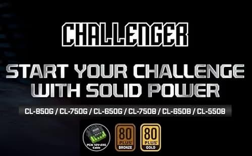 ASRock Challenger CL-650B Black 650W Non-Modular 80+ Bronze image