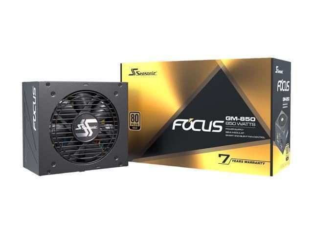 SeaSonic FOCUS 850W Semi-Modular 80+ Gold Certified image