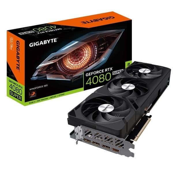 Gigabyte WINDFORCE GeForce RTX 4080 SUPER 16GB GDDR6X Black main image