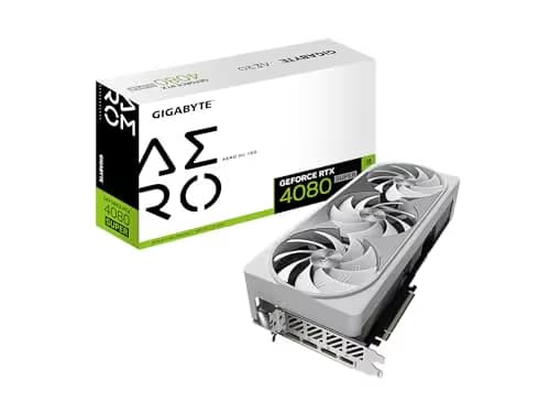 Gigabyte AERO OC GeForce RTX 4080 SUPER 16GB GDDR6X White / Silver image