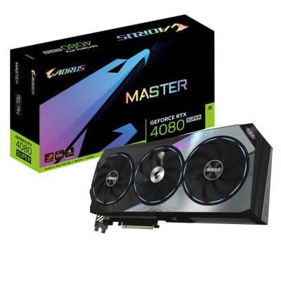 Gigabyte AORUS MASTER GeForce RTX 4080 SUPER 16GB GDDR6X Black main image
