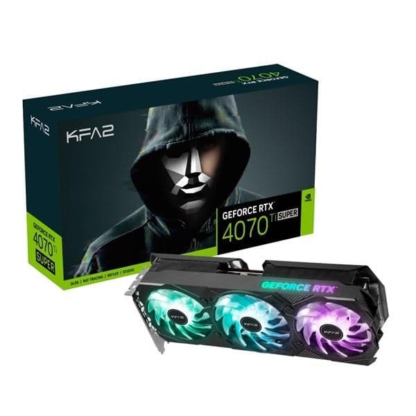 KFA2 GeForce RTX 4070 Ti SUPER EX Gamer (1-Click OC) 16GB GDDR6X Black image