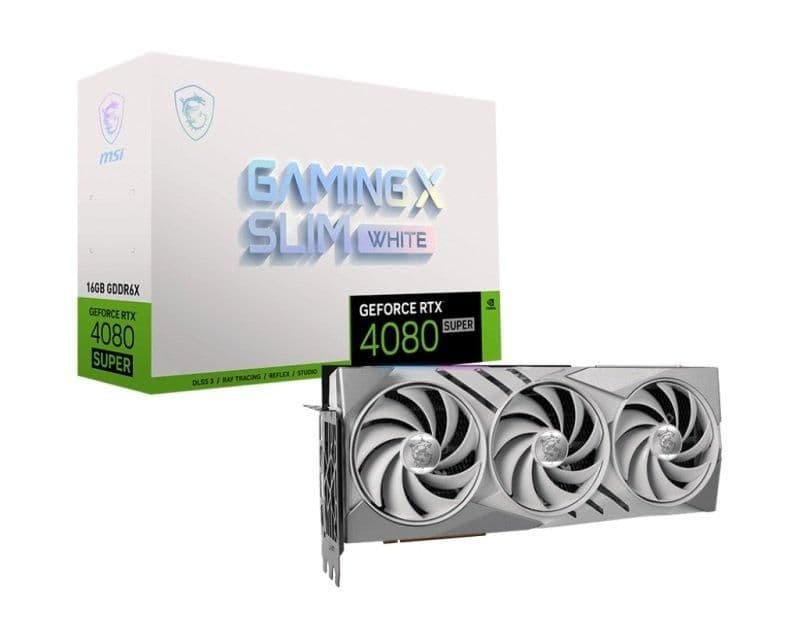 MSI GAMING X SLIM GeForce RTX 4080 SUPER 16GB GDDR6X White image