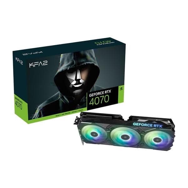 KFA2 EX Gamer GeForce RTX 4070 12GB GDDR6X Black main image