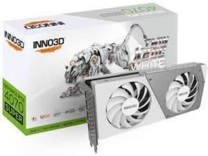 Inno3D Twin X2 OC GeForce RTX 4070 SUPER 12GB GDDR6X White / Silver image