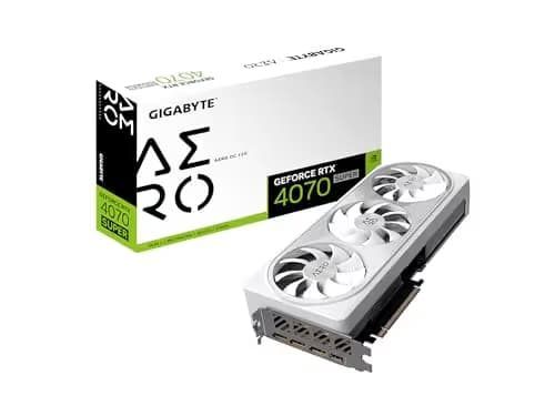 Gigabyte GeForce RTX 4070 SUPER AERO OC 12GB GDDR6X White / Silver image