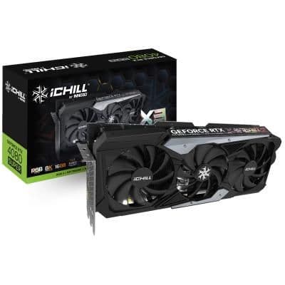 Inno3D iChill X3 GeForce RTX 4080 SUPER 16GB GDDR6X Black / Silver main image