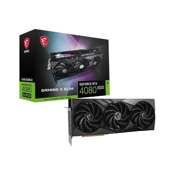 MSI GAMING X SLIM GeForce RTX 4080 SUPER 16GB GDDR6X Black main image