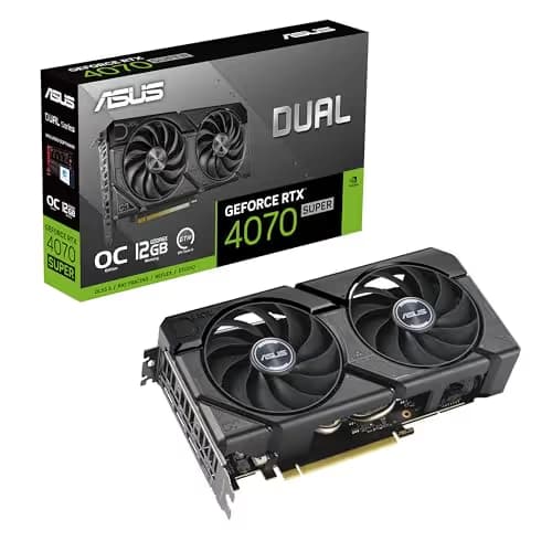 ASUS Dual GeForce RTX 4070 SUPER EVO OC Edition 12GB GDDR6X image