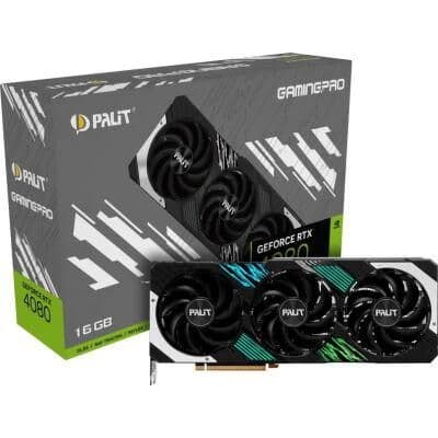 Palit GamingPro OC GeForce RTX 4080 SUPER 16GB GDDR6X Black / Silver image