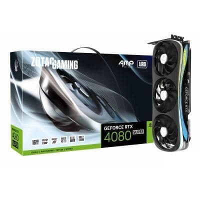 Zotac GAMING AMP Extreme AIRO GeForce RTX 4080 SUPER 16GB GDDR6X Black image