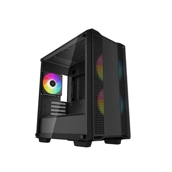 Deepcool CC360 Micro ATX Mini Tower Black ARGB Tinted Tempered Glass image