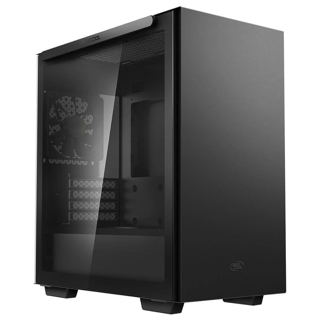 Deepcool MACUBE 110 Micro ATX Mini Tower Black Tempered Glass Side Panel main image