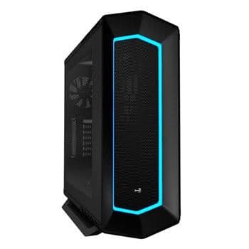 Aerocool P7-C1 ATX Mid Tower Black with Acrylic Side Panel and USB 3.2 Gen 1 Type-A, USB 2.0 Type-A image