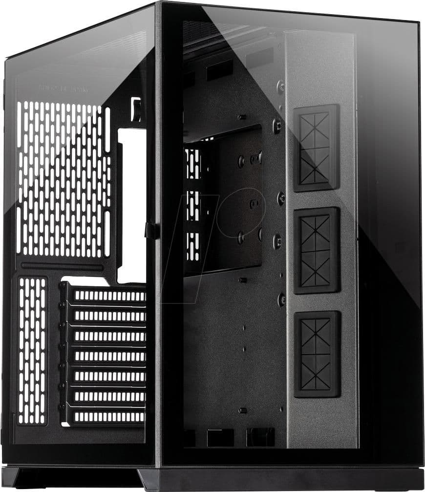 Inter-Tech C-702 DIORAMA ATX Mid Tower Black Tempered Glass main image