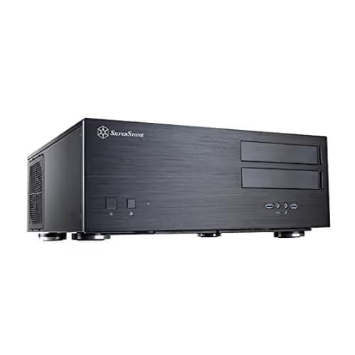 Silverstone GD08B HTPC Black USB 3.2 Gen 1 Type-A main image