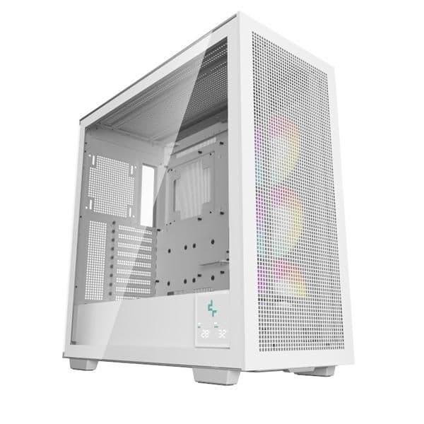 Deepcool MORPHEUS ATX Full Tower White with Tempered Glass Side Panel and USB 3.2 Gen 2 Type-C, USB 3.2 Gen 1 Type-A image