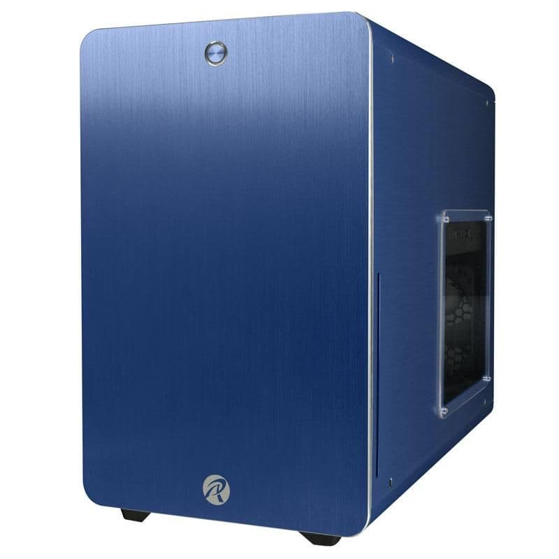 RAIJINTEK STYX Micro ATX Mini Tower Blue with Acrylic Side Panel and USB 3.2 Gen 1 Type-A main image