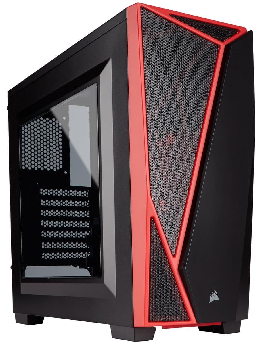 Corsair Carbide Series SPEC-04 ATX Mid Tower Black / Red Acrylic Side Panel main image