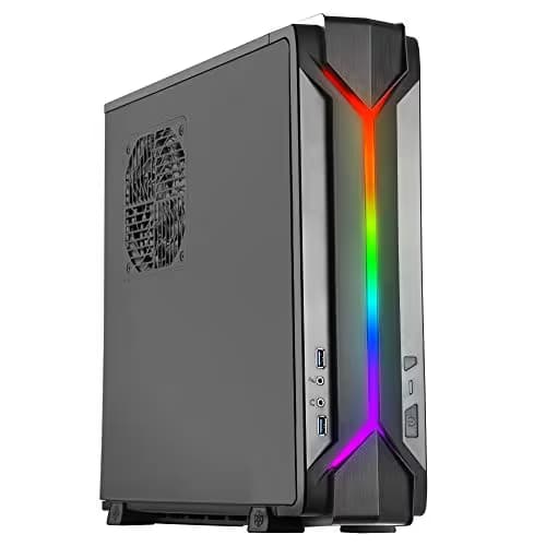 Silverstone RVZ03B-ARGB Mini-ITX Desktop Black image