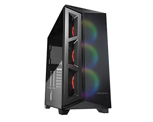 Cougar DarkBlader X5 RGB ATX Mid Tower Black Tempered Glass Side Panel image