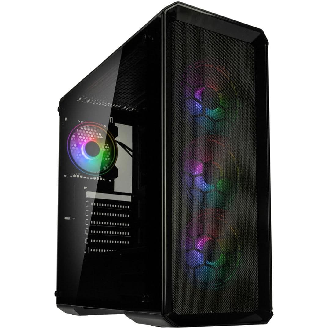 KOLINK Levante V2 ARGB ATX Mid Tower Black Tempered Glass image