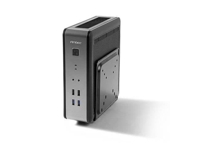 Antec ISK 110 VESA U3 Mini-ITX Desktop Black w/90 W Power Supply main image