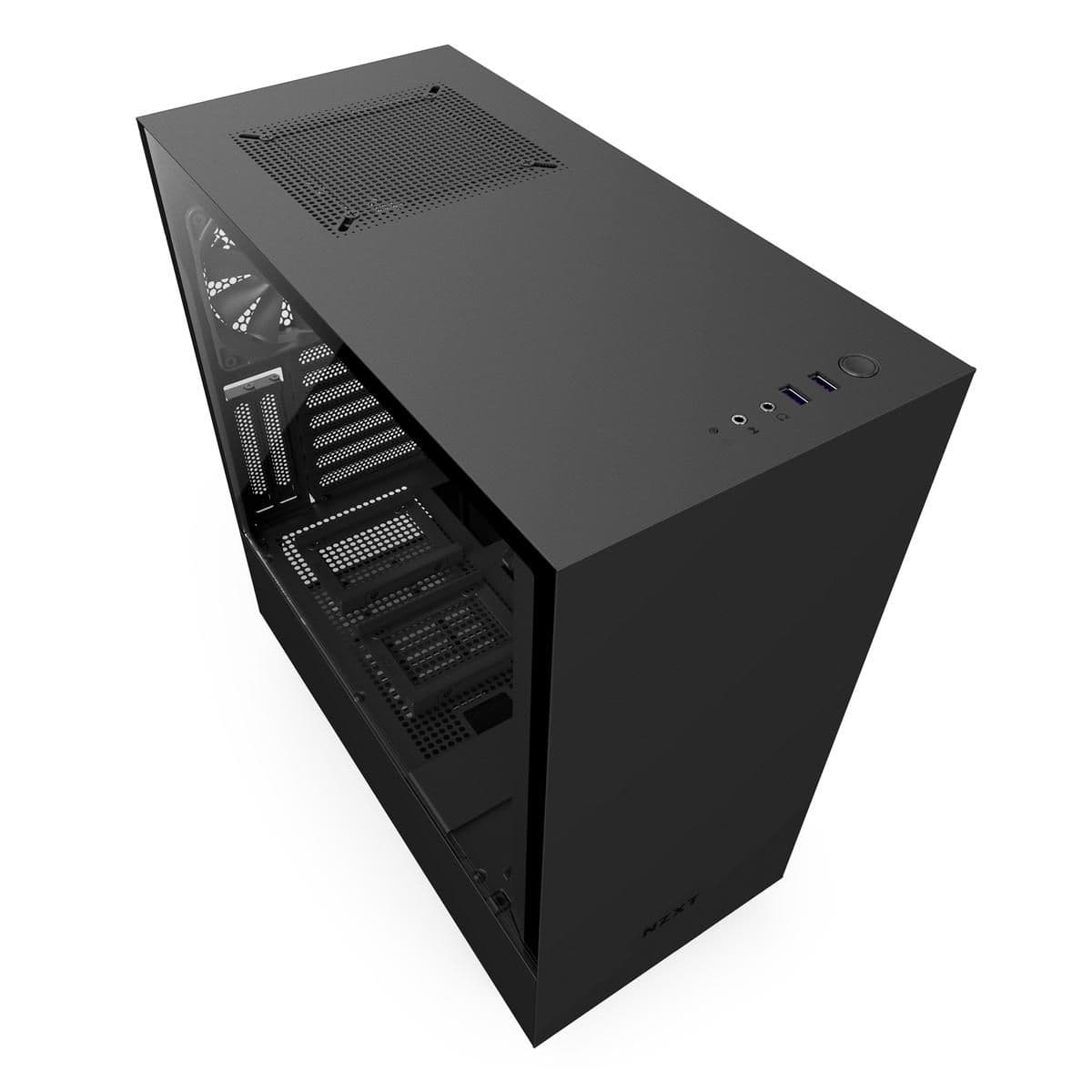 NZXT H500i ATX Mid Tower Black with Tempered Glass Side Panel and USB 3.2 Gen 1 Type-A image