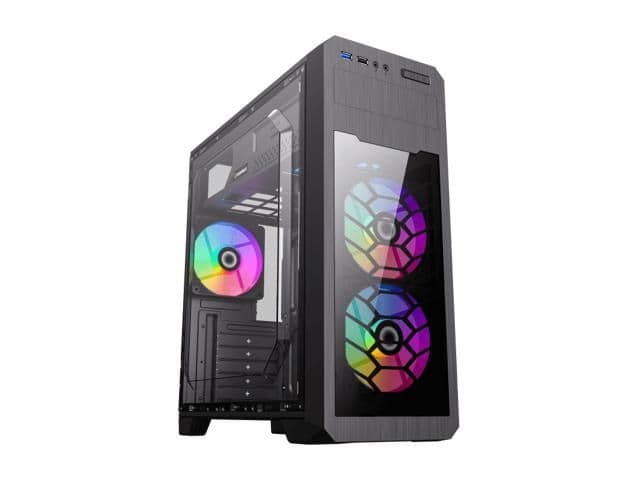GameMax G563 ATX Mid Tower Black Acrylic Side Panel main image