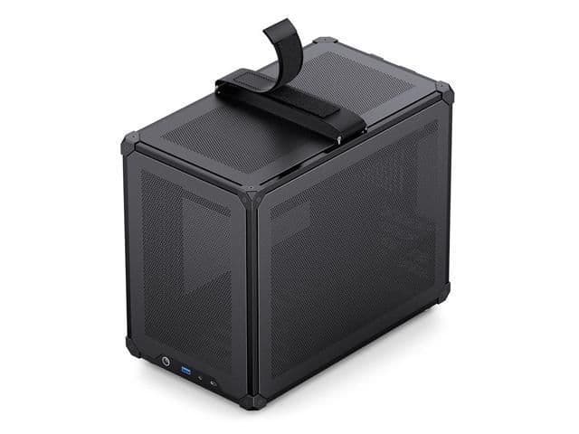 Jonsbo C6 MAX Micro ATX Desktop Black with Tempered Glass Side Panel and USB 3.2 Gen 1 Type-C / USB 3.2 Gen 1 Type-A main image