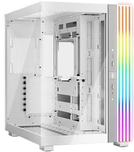 be quiet! Light Base 600 DX ATX Mid Tower White with Tempered Glass Side Panel image