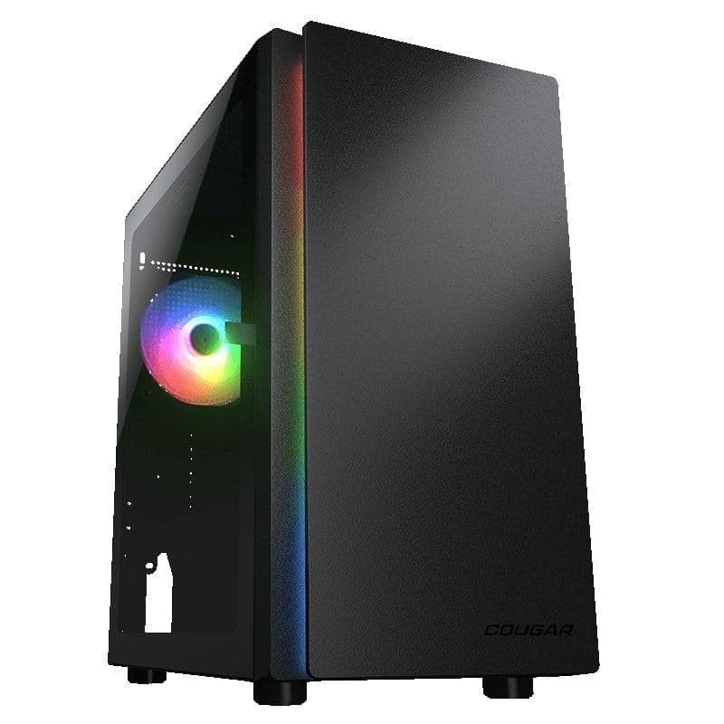 Cougar Purity RGB Micro ATX Mini Tower Black with Tempered Glass Side Panel and USB 3.2 Gen 1 Type-A / USB 2.0 Type-A main image
