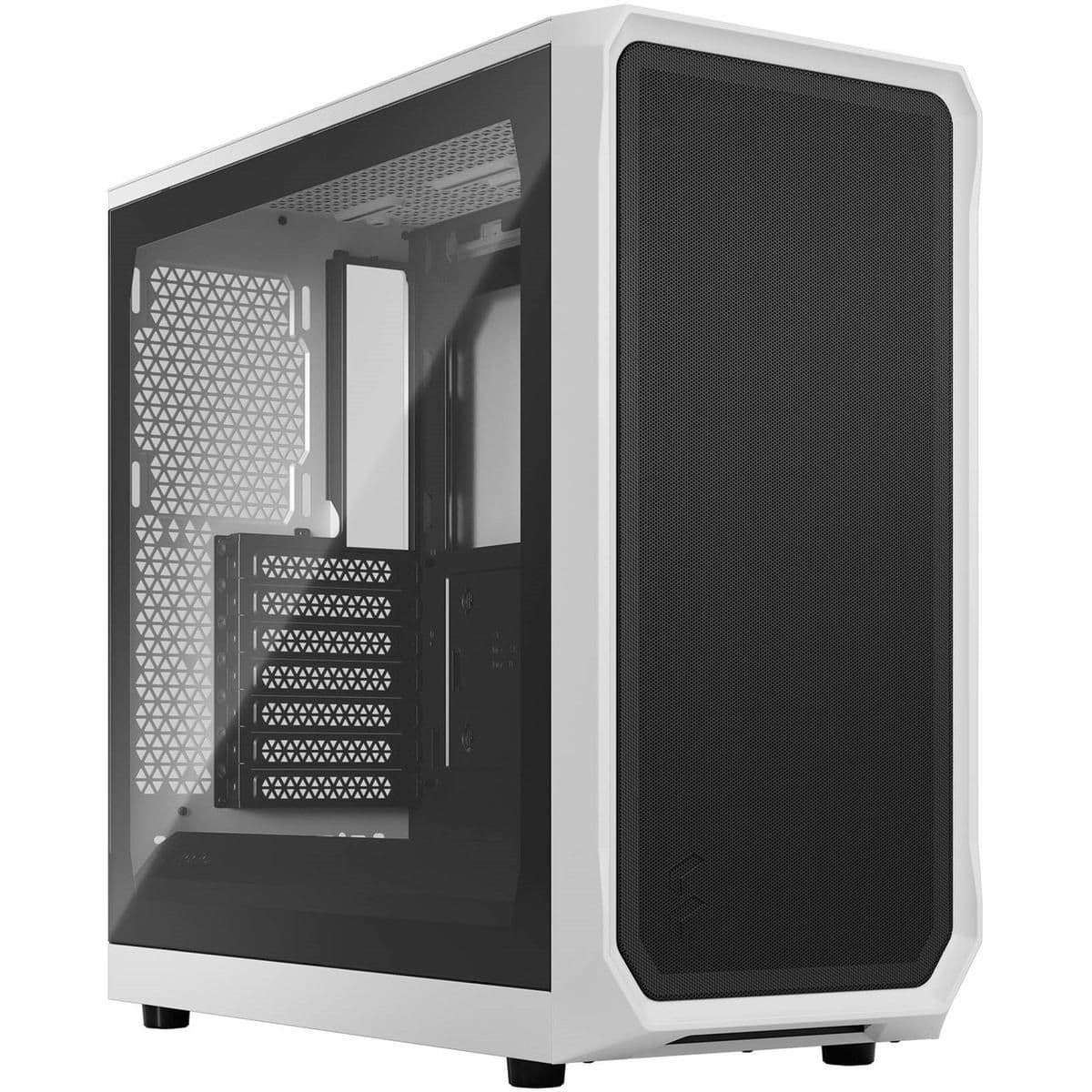 Fractal Design Focus 2 ATX Mid Tower White / Black Tempered Glass Side Panel main image