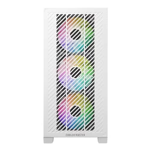 Cooler Master Elite 301 MicroATX Mid Tower White Tempered Glass Side Panel image