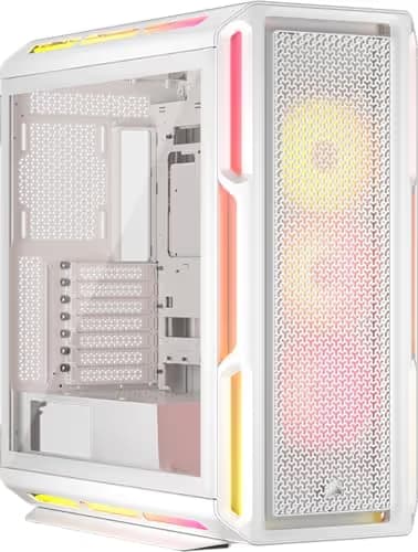 Corsair iCUE 5000T LX RGB ATX Mid Tower White Tempered Glass image