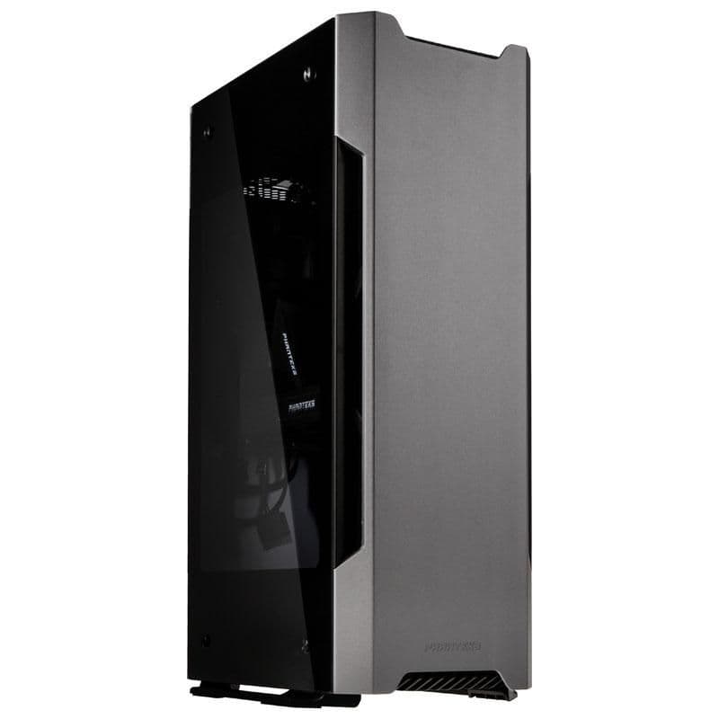 Phanteks Enthoo EVOLV SHIFT Mini-ITX Tower Gray with Tinted Tempered Glass Side Panel, USB 3.2 Gen 1 Type-A Front Panel, and 274 x 186 x 470 Dimensions image