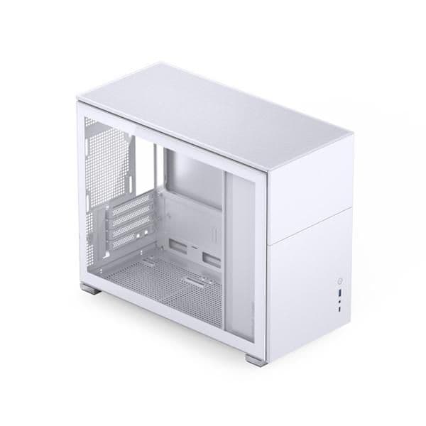 Jonsbo D31 STD Micro ATX Mini Tower White Tempered Glass Side Panel with USB 3.2 Gen 2 Type-C USB 3.2 Gen 1 Type-A main image