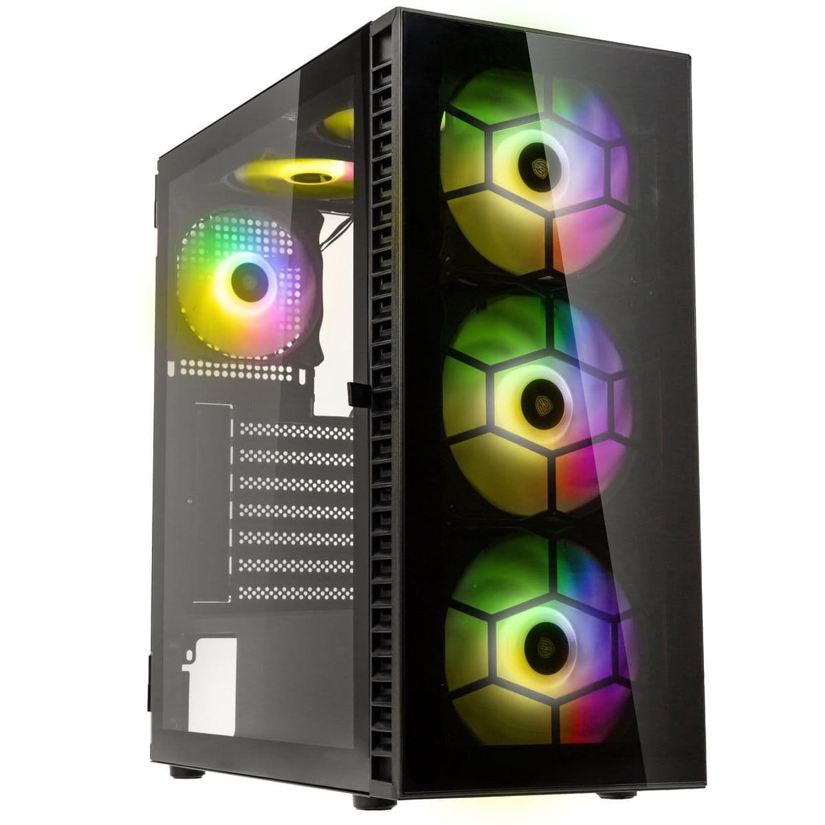 KOLINK Observatory HF Glass ARGB ATX Mid Tower Black Tempered Glass Side Panel ARGB main image