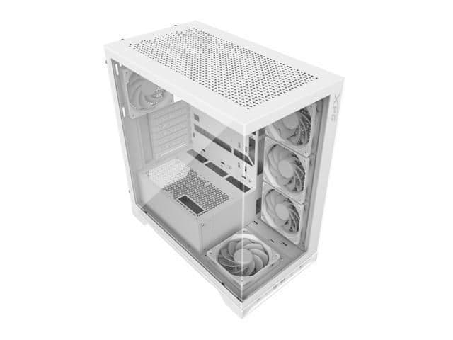 ADATA XPG INVADER X ATX Mid Tower White Tempered Glass Side Panel, USB 3.2 Gen 2 Type-C, USB 3.2 Gen 1 Type-A image