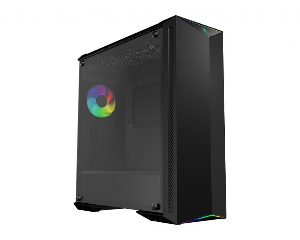 MSI MPG GUNGNIR 100 ATX Mid Tower Black with Tempered Glass Side Panel and USB 3.2 Gen 1 Type-A main image