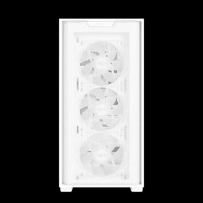 Asus A21 PLUS Micro ATX Mini Tower White with Tempered Glass Side Panel image
