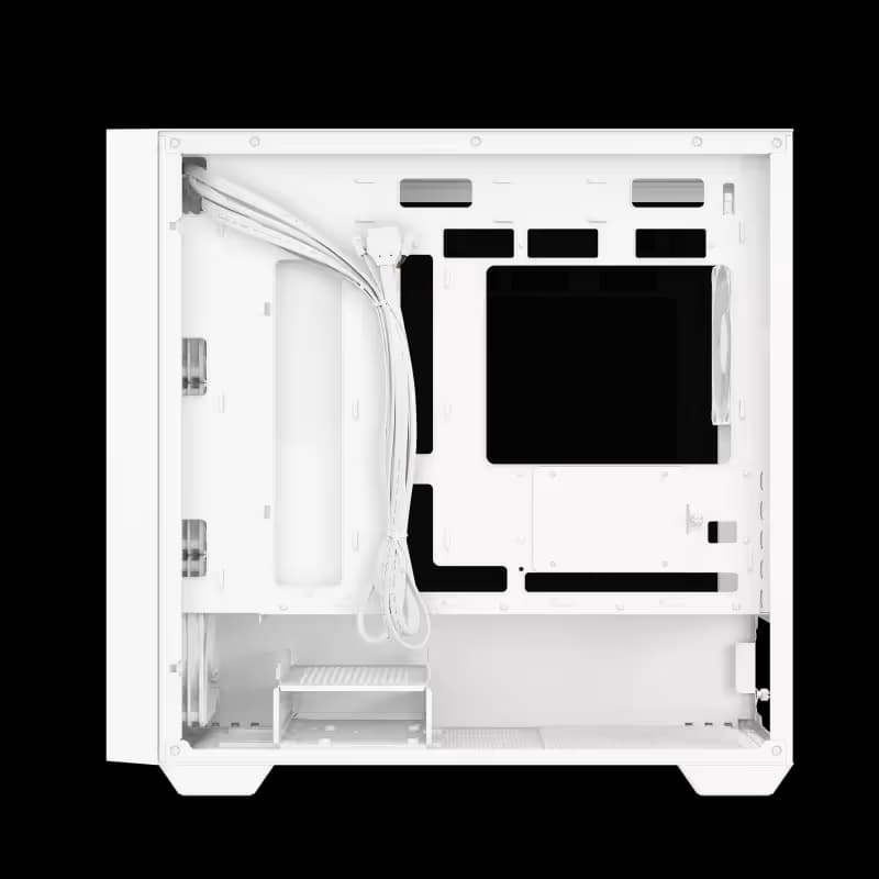 Asus A21 PLUS Micro ATX Mini Tower White with Tempered Glass Side Panel image