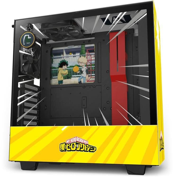 NZXT H510i Rivals ATX Mid Tower Yellow / Black with Tempered Glass Side Panel, USB 3.2 Gen 2 Type-C, and USB 3.2 Gen 1 Type-A image